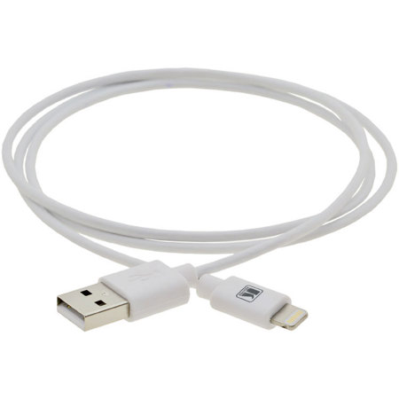 Kramer Electronics C-UA/LTN Apple USB to Lightning Sync/Charge Cable, 6', White