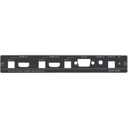 Kramer Electronics Front Panel for DIP-20 Transmitter & Step-In Commander, Black