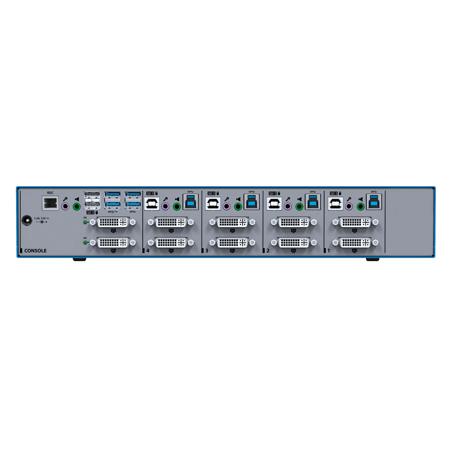 Kramer Electronics DK42DU-N Dual Head 4-Port 4K30 UHD DVI-I KVM Switch