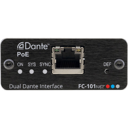 Kramer Electronics FC-101Net 2-Channel Dante Decoder & PoE Acceptor