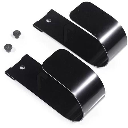 Krane 3" Hook for AMG 750 Cart Shelf, Black, 2-Pack