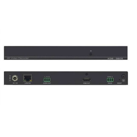 Kramer Electronics KDS-DEC5 4K30 H.264 Video Decoder with PoE/Video Wall Support