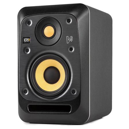 KRK V4 4 4" 2-Way Active Powered Studio Monitor, Black