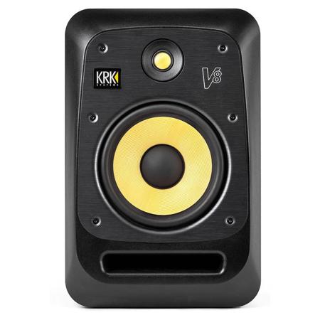 KRK V8 4 8" 2-Way Active Powered Studio Monitor, Black