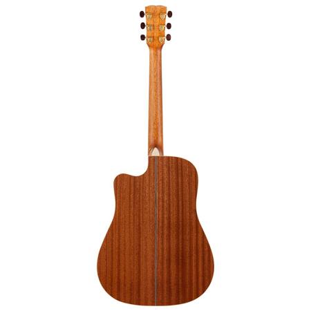 Kremona Steel String Series M20 D-Style Acoustic Electric Guitar, Hardshell Case