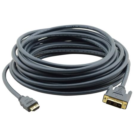 Kramer Electronics HDMI (M) to DVI (M) Cable, 15'