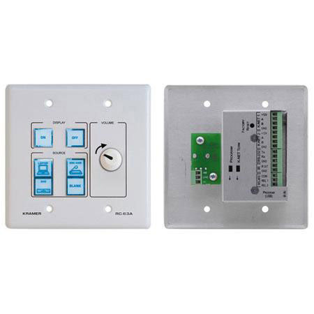 Kramer Electronics RC-63A 6-Room Controller, IR Learning, Printed Group Labels