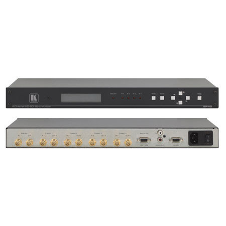 Kramer Electronics SP-4D 4-Channel HD-SDI Synchronizer, Looping Genlock Input