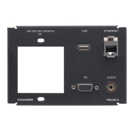 Kramer Electronics T5F TBUS-5 Standard Inner Frame with Single US Power Socket