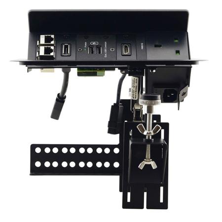 Kramer Electronics TBUS-203xl Pop-Up Table-Mounted Multi-Connection Unit, Black