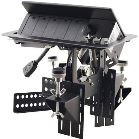Kramer Electronics TBUS-203xl Pop-Up Table-Mounted Multi-Connection Unit, Brushed Aluminum