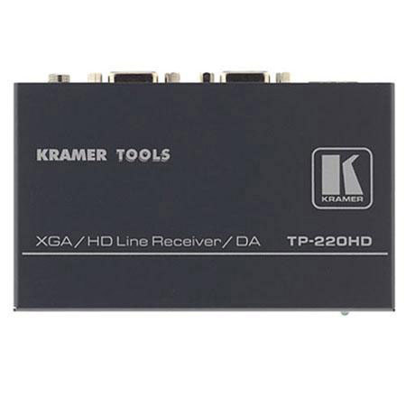 Kramer Electronics TP-219HD 1:2 Computer Graphics and HDTV Video Distribution Amplifier Over Twisted Pair and Receiver