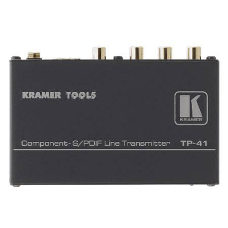 Kramer Electronics TP41 Component YUV Video and S/PDIF Audio Long-Range Transmitter Over Network Cable