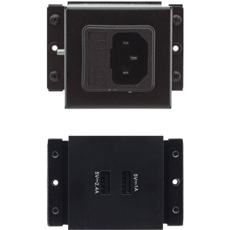 Kramer Electronics TS-UC TBUS Single Socket Module with 2 USB Charging Ports