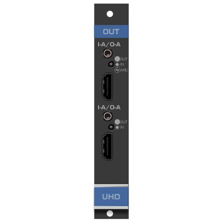 Kramer Electronics UHDA-OUT2-F16 2-Output 4K HDMI, Selectable Analog Audio Card