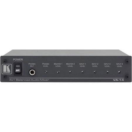 Kramer Electronics VA-14 4-Channel Balanced Audio Mixer