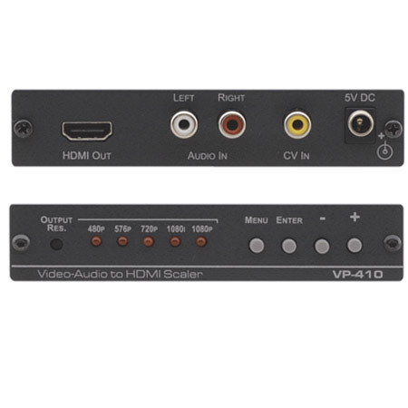 Kramer Electronics Kramer VP-410 Composite Video & Stereo Audio to HDMI Scaler