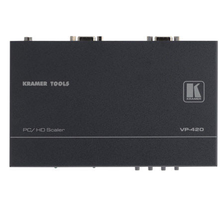 Kramer Electronics VP-420 Computer Graphics Video & HDTV ProScale Digital Scaler, WUXGA/1080p Resolution, Built-in ProcAmp