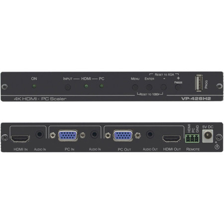 Kramer Electronics VP-426H2 4K60 4:4:4 HDCP 2.2 HDMI 2.0/VGA Digital Scaler
