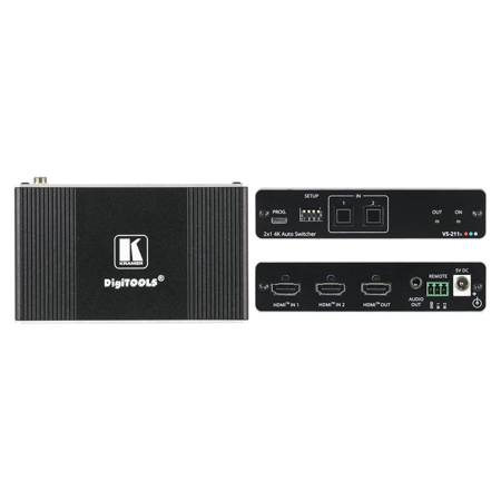 Kramer Electronics VS-211X 2x1 4K Ultra HD HDR HDMI Auto Switcher