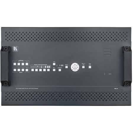 Kramer Electronics VW-9 4-Port 4K 60Hz Multiview Video Wall Processor with Audio and 1x10/2x5/3x3/5x2 Layout