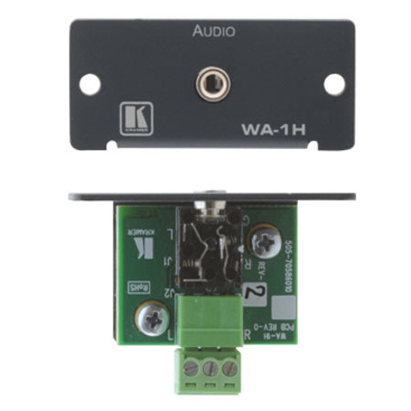Kramer Electronics WA-1H 3.5mm Stereo Audio to Terminal Block Wall Plate Insert