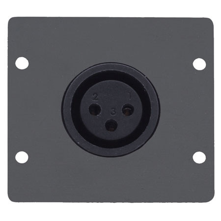Kramer Electronics Kramer WA-1XLF XLR (F) Wall Plate Insert, Dual Slot