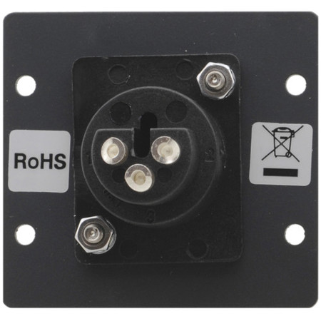 Kramer Electronics WA-1XLF XLR (F) Wall Plate Insert, Dual Slot, Gray