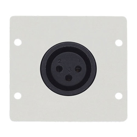 Kramer Electronics WA-1XLF XLR (F) Wall Plate Insert, Dual Slot, White
