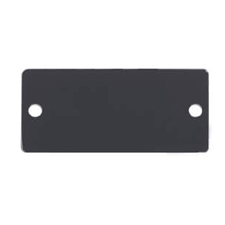 Kramer Electronics Blank Cover for Wall Plate Insert Slot, Gray
