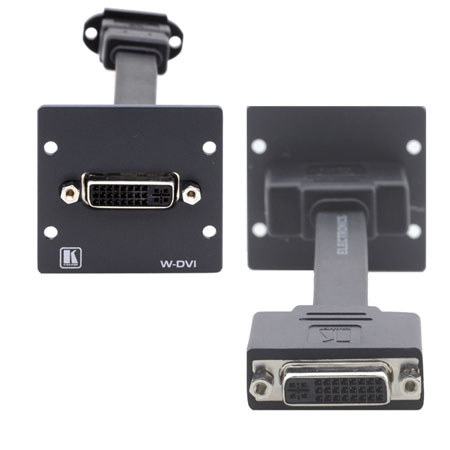 Kramer Electronics Kramer W-DVI DVI Wall Plate Insert, Dual Slot
