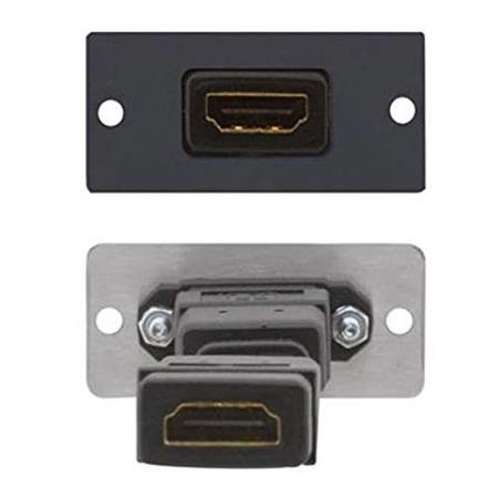 Kramer Electronics W-H HDMI Wall Plate Insert, Single Slot, White