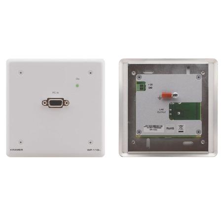 Kramer Electronics WP-110XL Graphics Video over Twisted Pair Wall Txr, White
