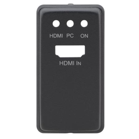 Kramer Electronics WP-20-BLNK HDMI only Cover Plate for US-D size WP-20, Black