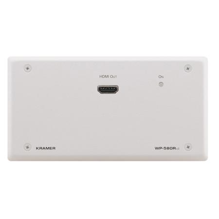 Kramer Electronics WP-580RXR HDMI over HDBaseT Wall Plate Receiver, White