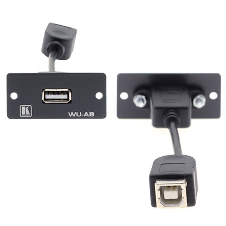 Kramer Electronics Kramer WU-AB USB A to USB B Wall Plate Insert
