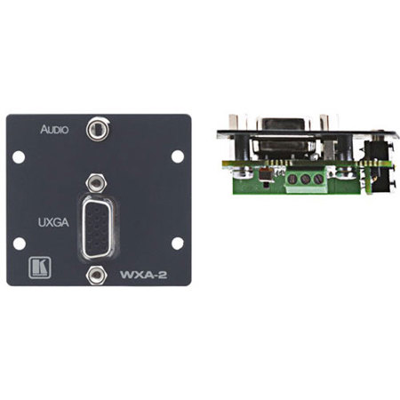 Kramer Electronics WXA-2 Wall Plate Insert - 15-Pin, 3.5mm-Terminal Block, Gray