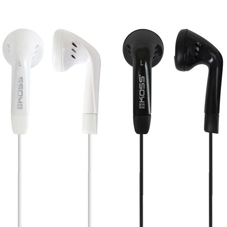 Koss KE7 Stereophone Stereo Earbuds, 2 Pair, 60-20000 Hz Frequency Response
