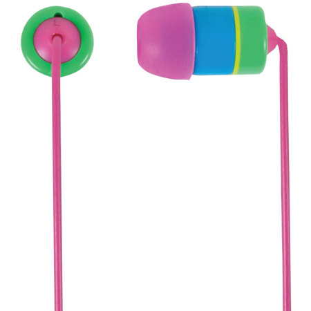 Koss RUK 20BP Noise Isolating In-Ear Buds, Blue/Pink