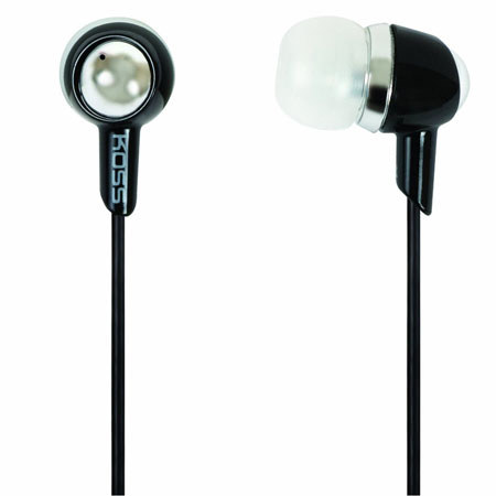 Koss KEB30 In-Ear Headphones, Black