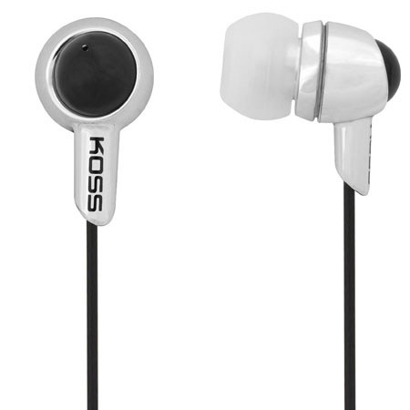 Koss KEB30 In-Ear Headphones, Silver