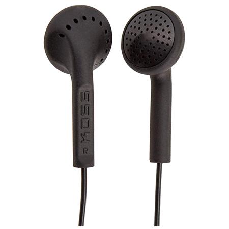 Koss KE10 Lightweight Earbud Headphones, Black