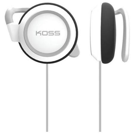 Koss KSC21 Lightweight Ear-Clip Headphones, White