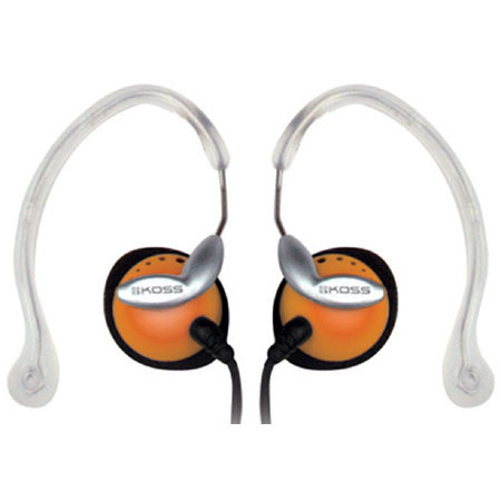 Koss 174673 ClipperO Orange Stereophones Dual 4 ft Cord