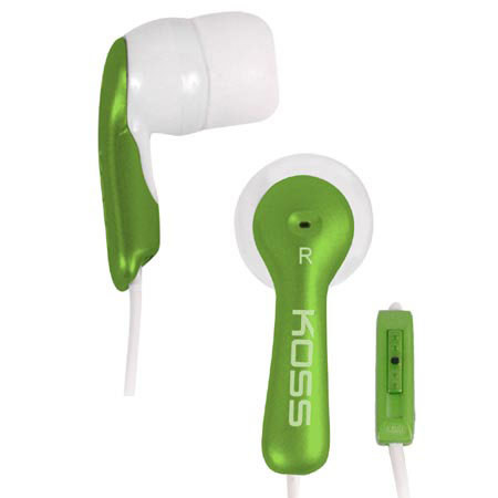 Koss 174889 Mirage Green Endurance In-Ear Stereophone