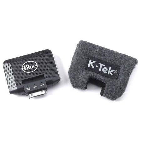 K-Tek KTBLUFL Topper Windscreen for iPod Recorder, Grey