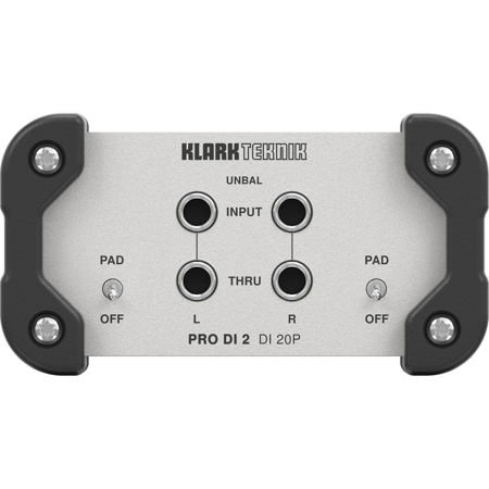 Klark Teknik DI 20P PRO DI 2 Passive Stereo DI Box w/ Midas