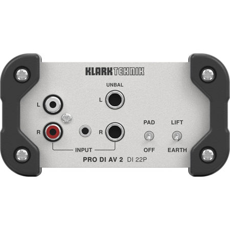 KLARK TEKNIK PRO DI AV 2 DI 22P 元箱付き Klark Teknik DI 22P PRO DI AV 2 Passive Stereo DI Box w/ Midas