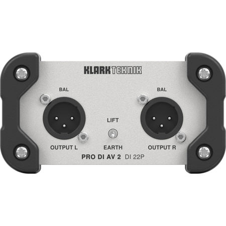 Klark Teknik DI 22P PRO DI AV 2 Passive Stereo DI Box w/ Midas
