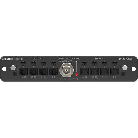 Klark Teknik 32-Channel ADAT Expansion Module for Midas & Behringer Consoles